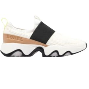 Sorel Kinetic Impact II 2 Strap Athletic Tennis Shoe Sneaker White Women 10